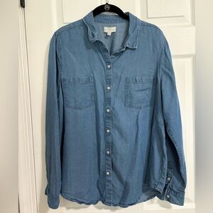 Lucky Brand Blue Button Down Shirt
